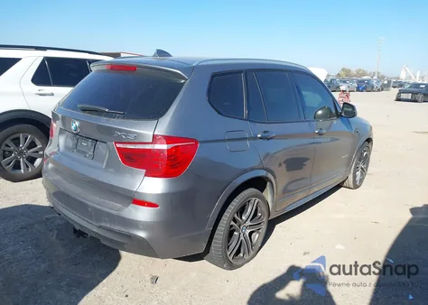 2015 BMW X3 Sdrive28I z USA, uszkodzony, nr VIN 5UXWZ7C54F0M82978